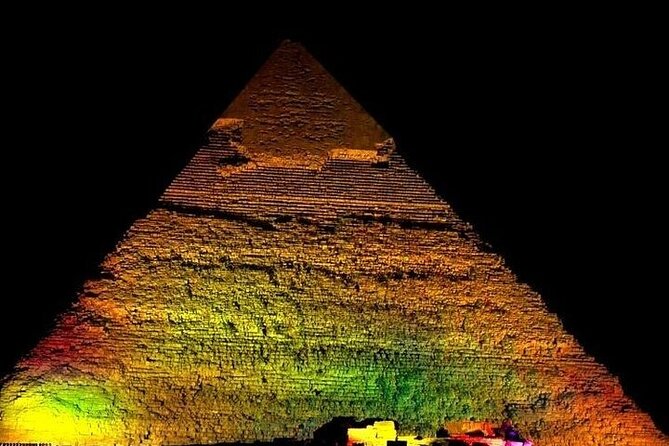 Sound and Light Show in Giza With Dinner on Pyramid View Roof Top - Location and Timing