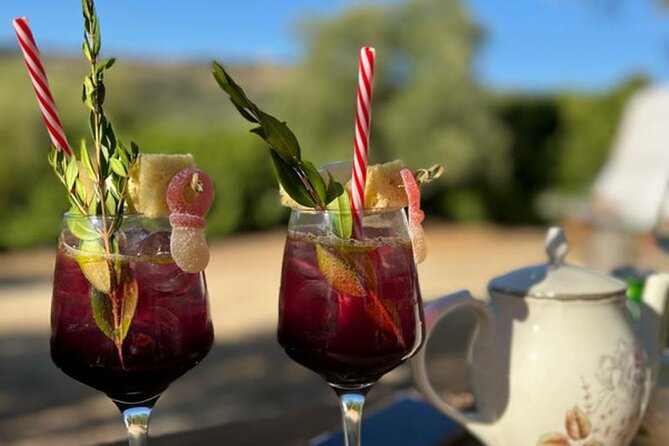 Sunset in the Sardinian Olive Grove With Drinks - Directions