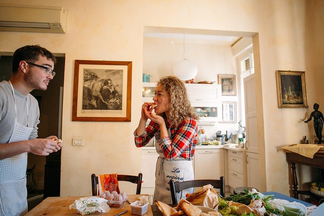 Cesarine: Small Group Pasta and Tiramisu Class in Procida - Menu
