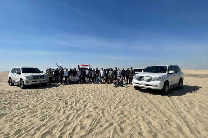 Doha Half Day Desert Safari Dune Bashing Camel Ride Sandboarding - Thrilling Sandboarding Activity