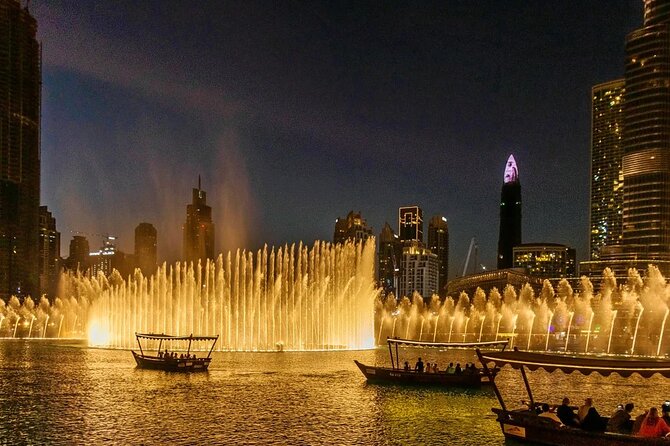 Dubai Fountain Show Lake Ride Tickets With Private Transfer - Additional Information and Accessibility