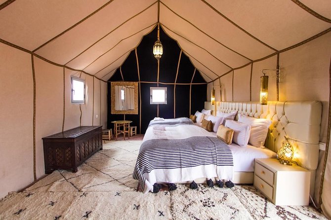 Erg Chebbi: Overnight in Luxury Desert Camp With Camel Ride, Meals &Sandboarding - The Sum Up