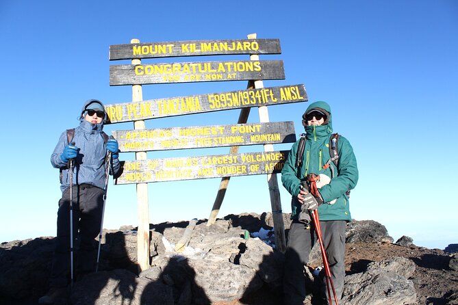 Kilimanjaro Machame Route 6 Days - Inclusions and Exclusions