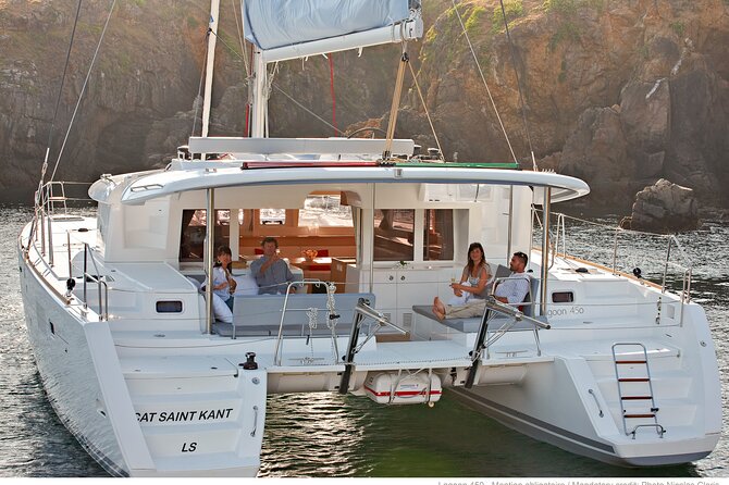 Platinum Santorini Cruise Catamaran With BBQ & Open Bar - Frequently Asked Questions