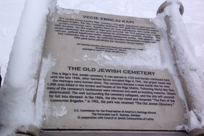 Tour in Riga Jewish History - Tips for Exploring Rigas Jewish History