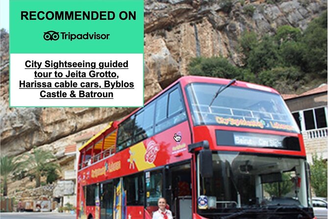 Lebanon Tour Jeita-Harissa & Byblos W/Pickup,Lunch,Entries +Guide - Accessibility Information