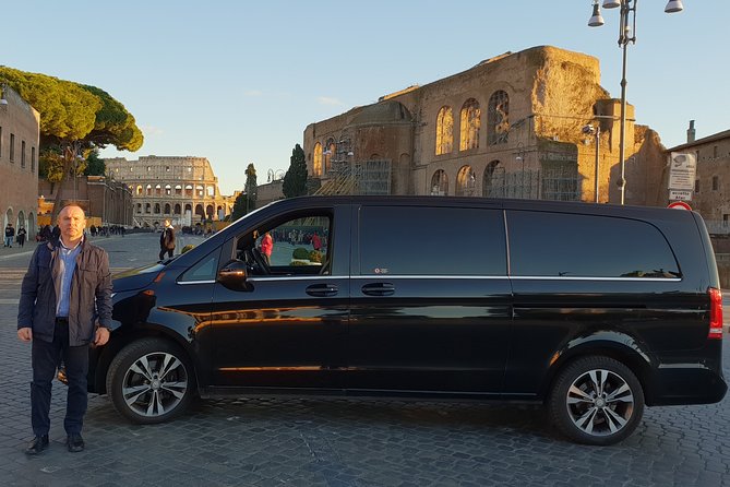 Private Transfer From Civitavecchia Port to Fiumicino Airport Van Mercedes V - The Sum Up