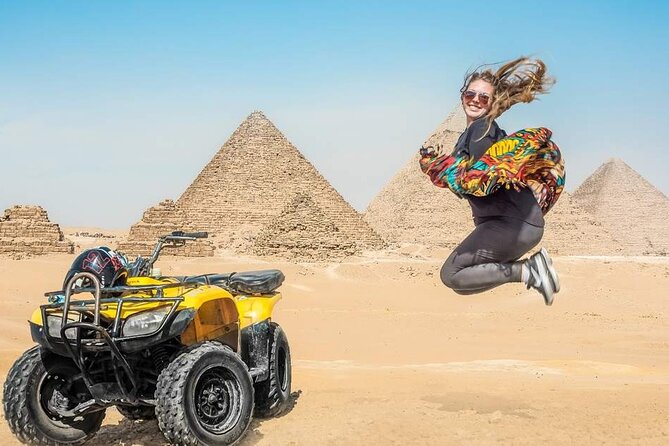 Private Trip Giza Pyramids , Egyptian Museum Camel Ride and Quad Bike ATV - Tour Highlights