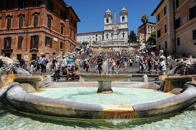 Rome: Fountains and Squares With Tasting, Half Day Private Tour - Meeting Point Information