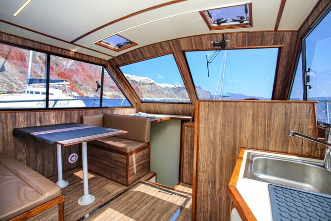 Santorini Private Cruise Sightseeing Tour With BBQ and Drinks - Frequently Asked Questions