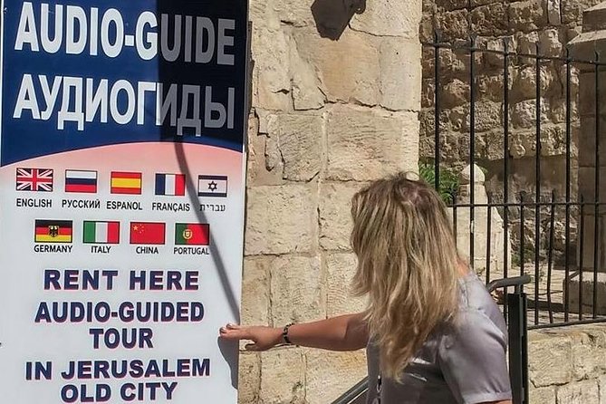 9 Languages Audio Guide For Jerusalem Old City - Whats Included