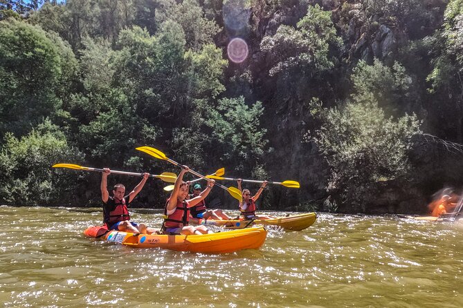 Canoeing on the Mondego River