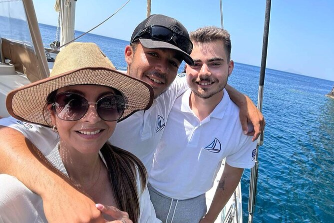Luxury Santorini Sailing Cruise: Lunch, BBQ, Open Bar, Transfers - Premium Open Bar Selection