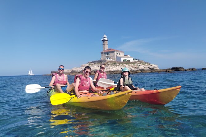 Rovinj Golden Cape Desert Islands Kayak & Snorkeling Tour - Maximum Travelers and Price