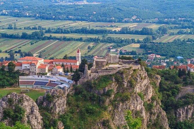 The Blue-Red Route - Panoramic Flight Over Imotski, Trilj, Omiš, and Split - Scenic Highlights