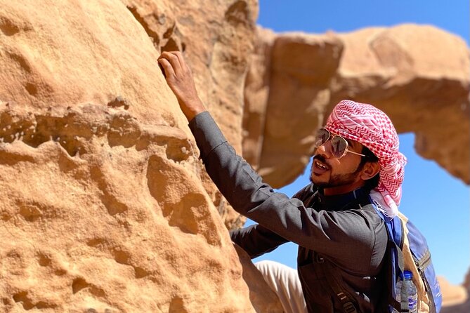 Wadi Rum Mountain Hike & Climb: Burdah, With a Bridge at the Top! + Tour & Lunch - Tour The Sum Up