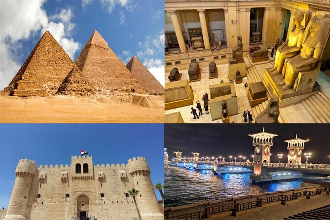 3 Days Cairo & Alexandria Private Tour Package - Tour Package Inclusions