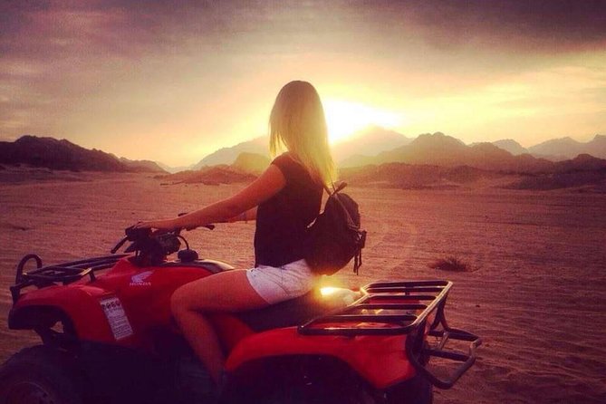 Hurghada: (4x4 Jeep) and Quad Biking Plus Bally Dancer, Dinner - Inclusions