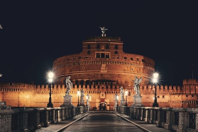 Nightscape Elegance: Rome After Dark With Golf Cart - End Point Information