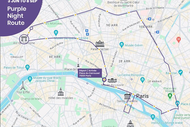 Paris Taste of the Games Tootbus Tour by Night - Tour Inclusions