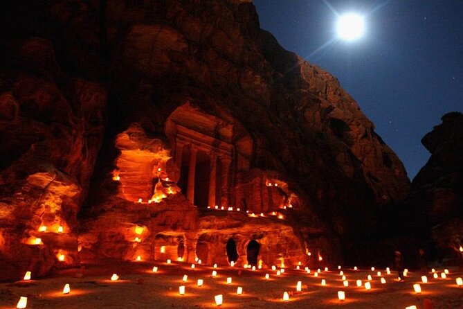 Petra Day and Night Private Full-Day Tour From Amman or Airport