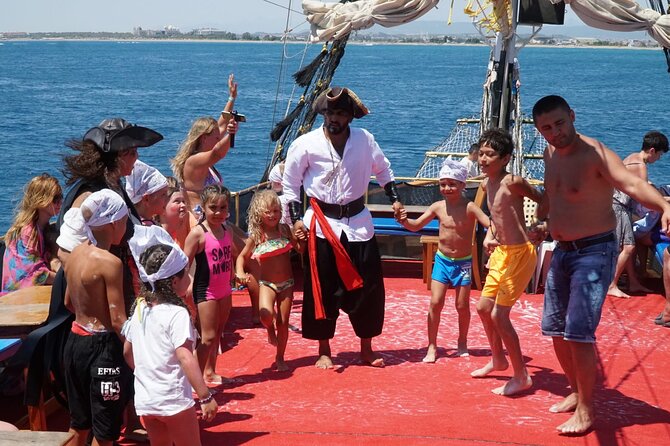 Pirate Ship Cruise With Food and Swimming Stops in Alanya - Start Time