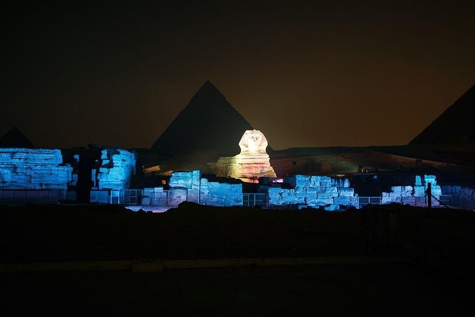 Pyramids Sphinx Sound and Light Show at Cairo City
