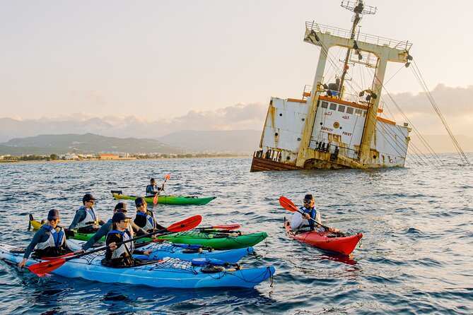 Sunset Kayak Tour to Kissamos Bay Shipwreck & Exclusive Beach - Kayaking to Shipwreck