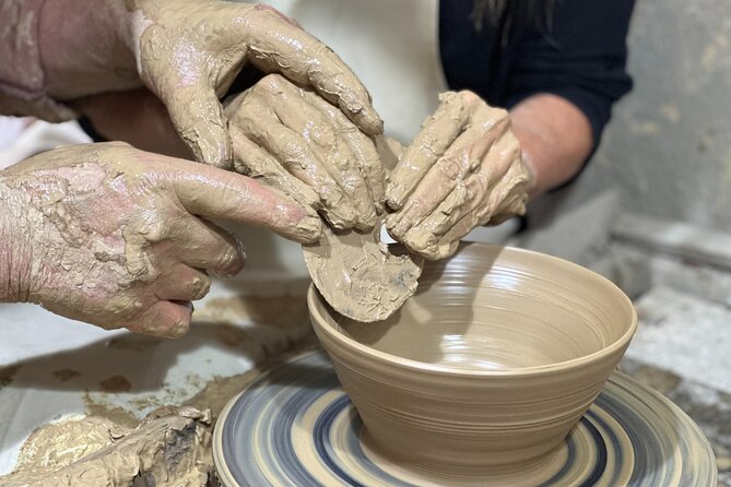 Crafted in Caldera Santorini Pottery Class With Wine Tasting - Inclusions Provided