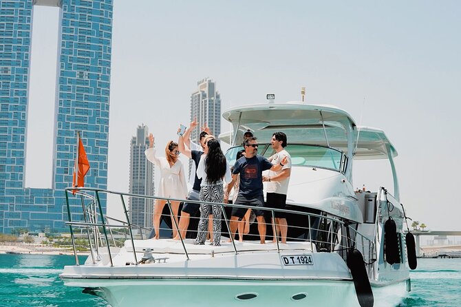 Dubai Harbour Luxury Yacht Tour With BBQ & Drinks