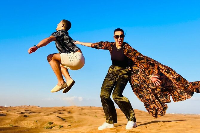 Dubai Morning Desert Safari With Camel Ride and Sandboarding