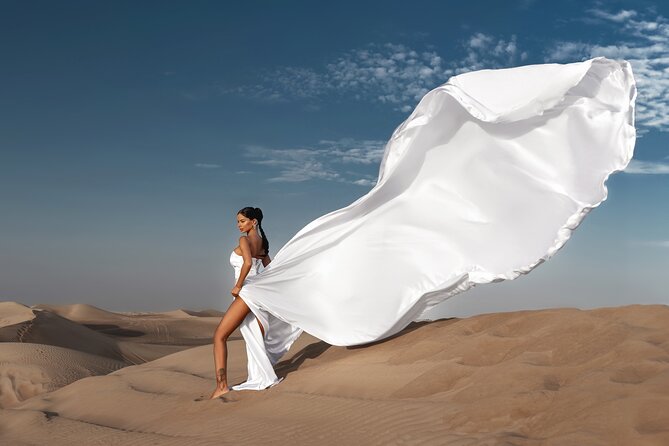 Dubais Desert Flying Dress Photoshoot Happy Birthday Package - Good To Know