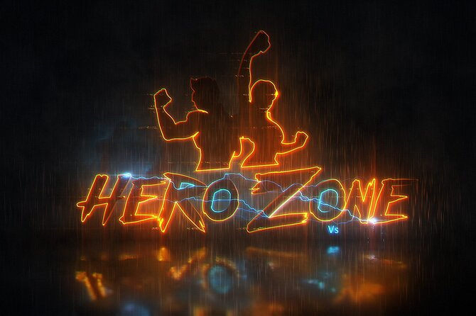 Enter Action World Hero Zone Arena 2 - 8 Players 4 Games 80 Mins - Good To Know
