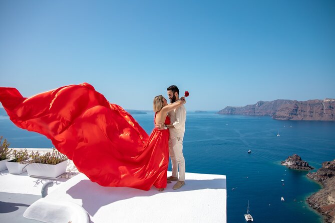 Flying Dress Photoshoot in Santorini - Good To Know
