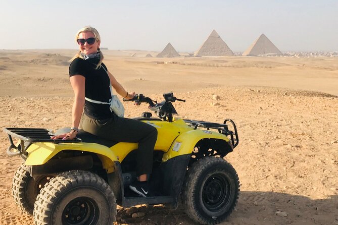 Giza Pyramids, Sphinx, ATV Bike, Lunch,Camel Ride, Dinner Cruise& Shopping Tour - Good To Know
