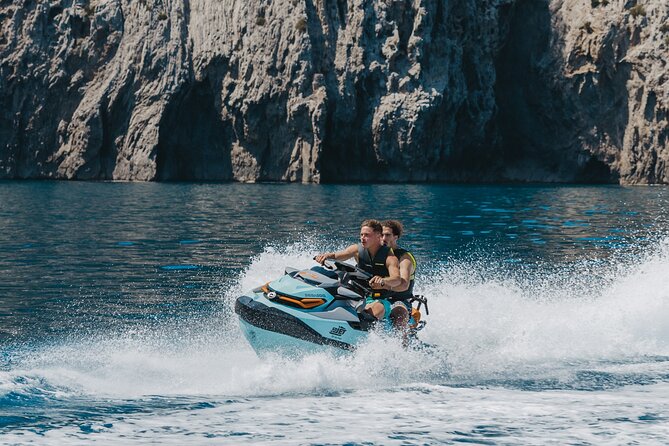 Jet Ski Experience in Cala En Basset and Cueva Sargilau