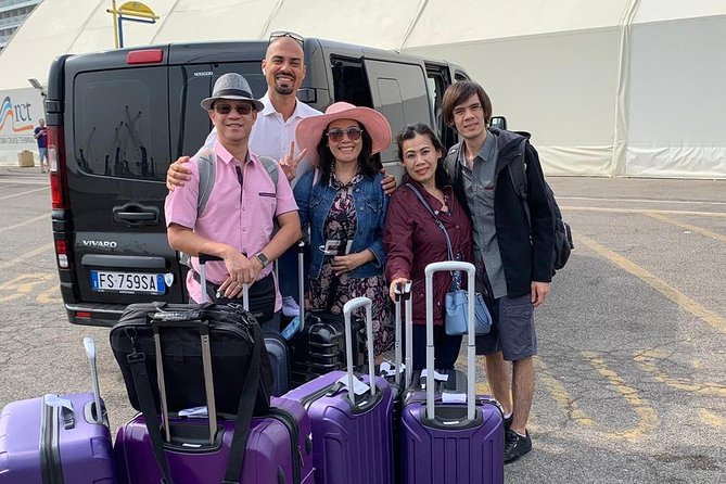 Private Transfer Fiumicino to Rome 1-3 Pax - Service Inclusions