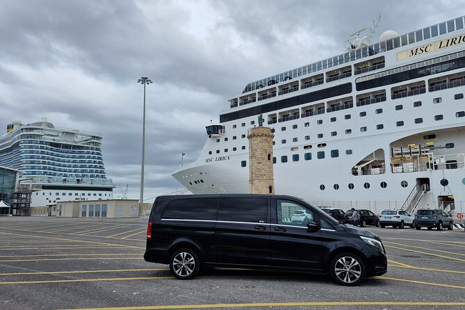Private Transfer From Civitavecchia Port to Fiumicino Airport Van Mercedes V