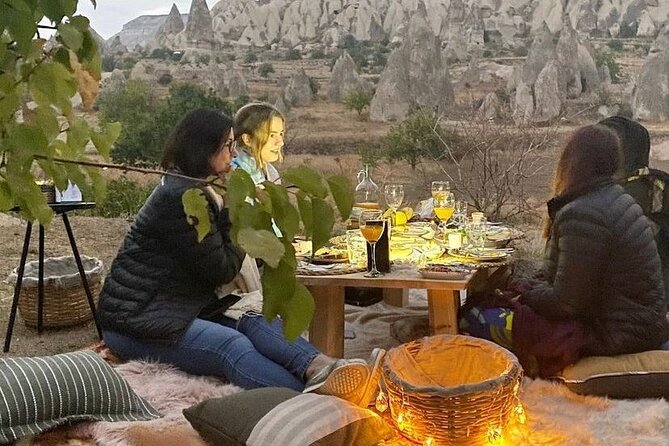 Romantic Cappadocia Private Sunset Dinner With Wild Food - Experience the Romantic Setting