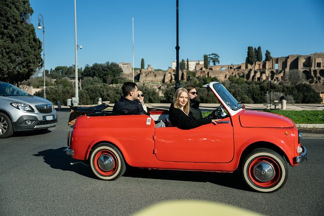 Rome Vintage Fiat 500 Cabriolet Self-Drive Tour - Good To Know