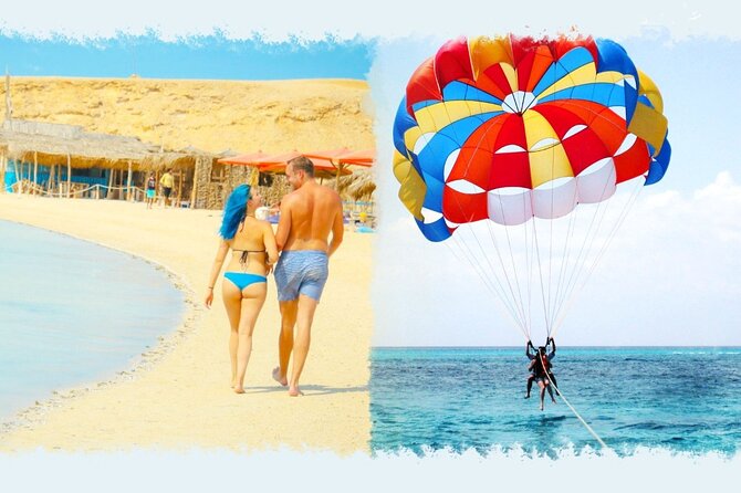 Royal Paradise Island Sea Trip and Parasailing and Lunch HURGHADA - Tour Details