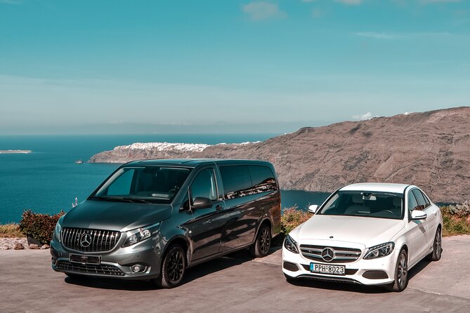 Santorini, Private Transfer With Luxury Airconditioned Vehicle