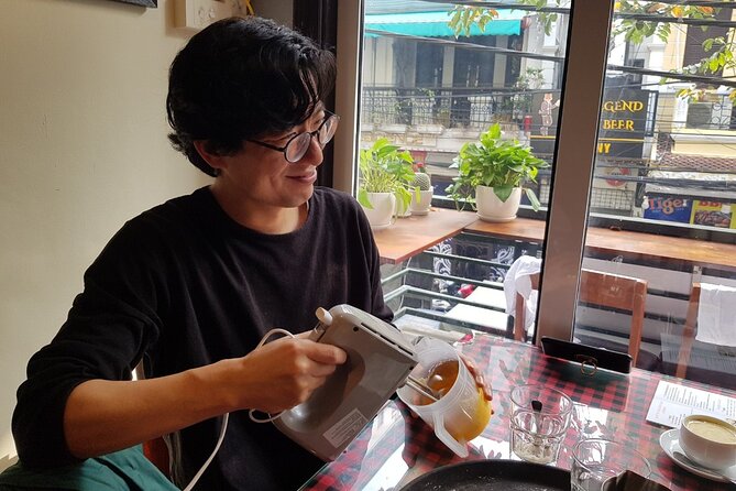 1 Hour Egg Coffee Making Class in Ninh Binh