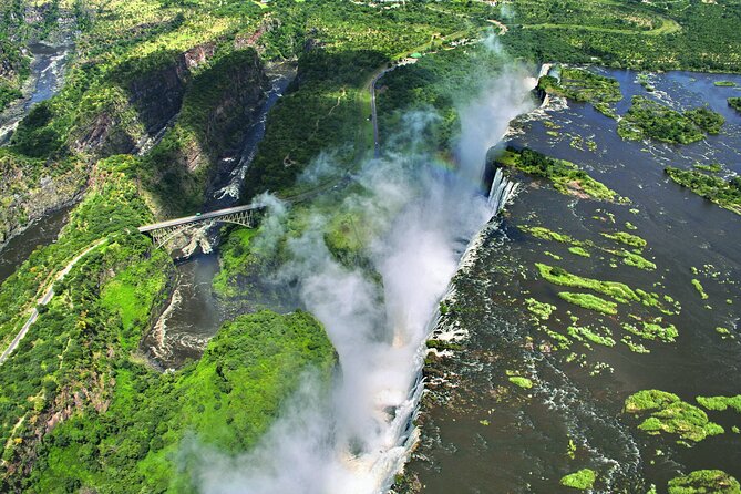 12 to 15 Minutes Helicopter Flight Over the Victoria Falls