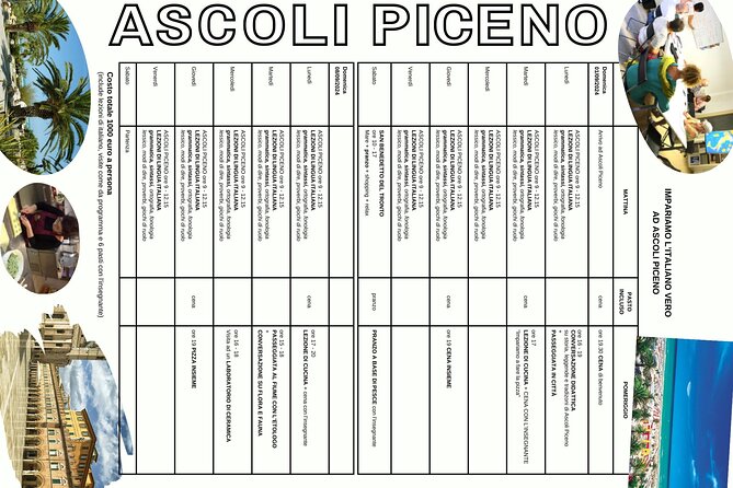 2 Weeks – Course of Italian Language & Culture