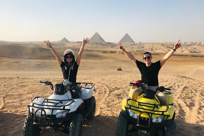 A Private ATV Around Pyramids at Sunset,Sound and Light Show&With Dinner - Experience Highlights