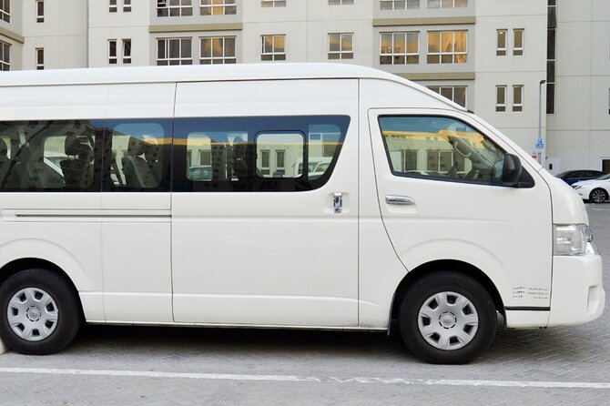 Airport Abu Dhabi to Dubai Hotel Arrival, Departure by Van or Bus - Meeting and Pickup