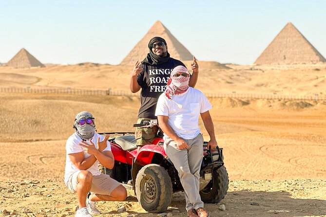 All in One Giza Pyramids Tour : Camel Ride & Atv & Dinner Cruise
