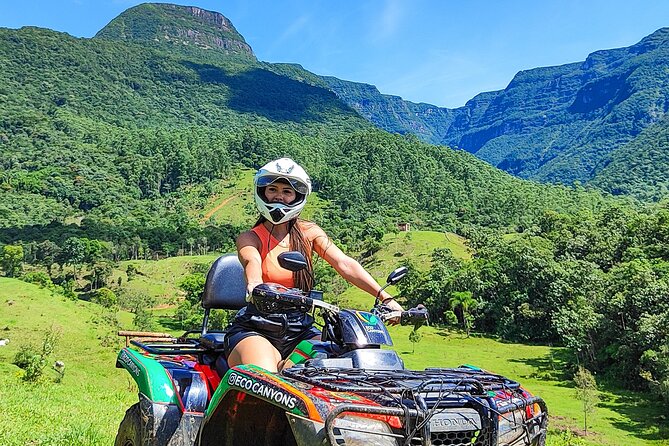 ATV Adventure Through the Forest With Canyon Views