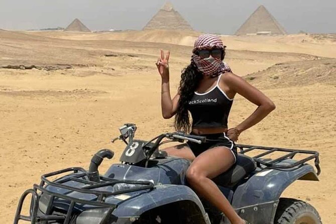 Atv Quad Bike Ride At Giza Pyramids - Location: Cairo, Egypt